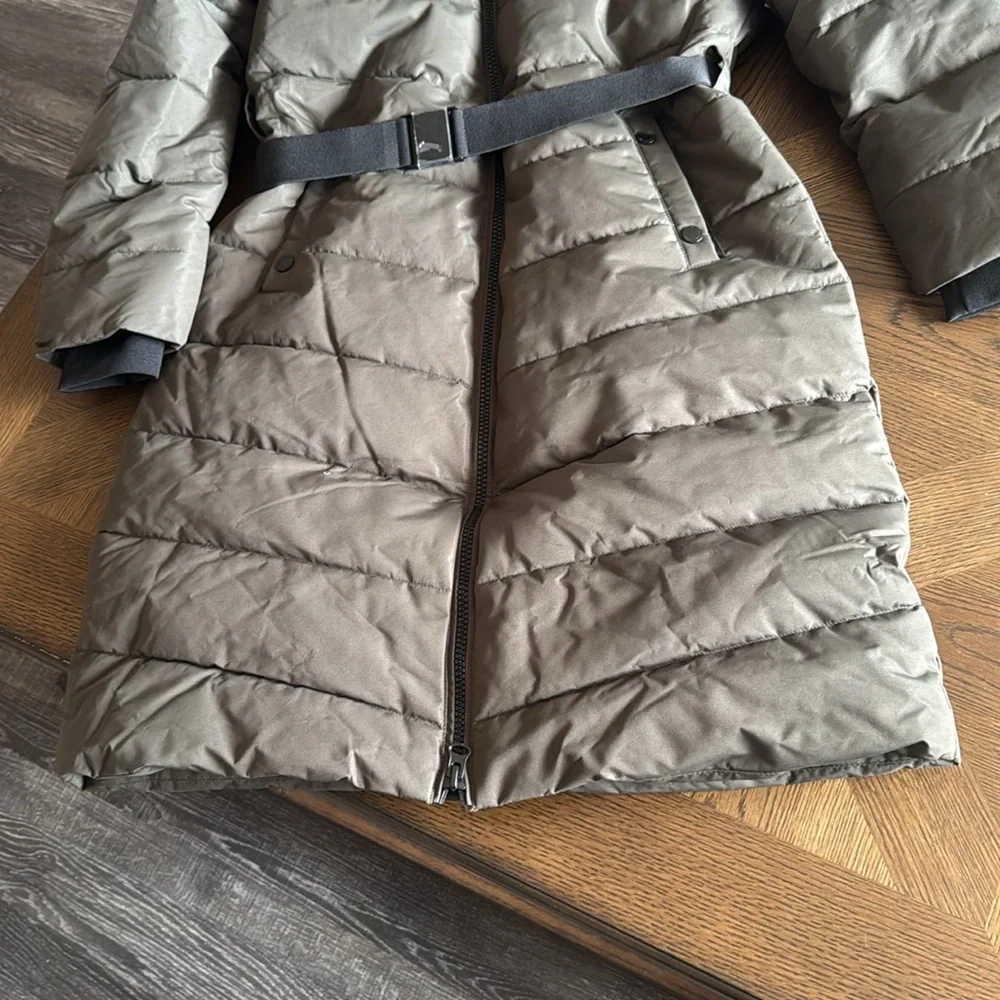 NOIZE Capri Long Length Parka Forest, Size Large, $298